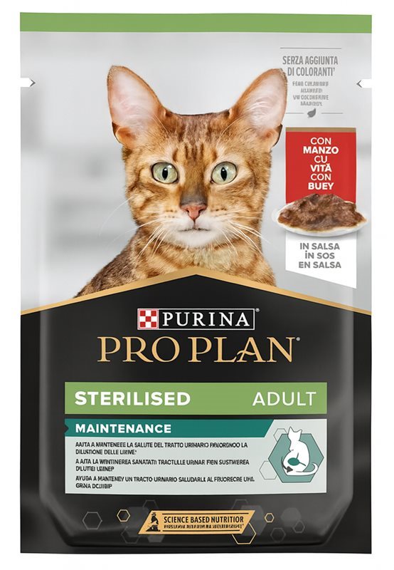 Purina Pro Plan Sterilised Adult Sığır Etli Kısır Kedi Yaş Maması 85 Gr