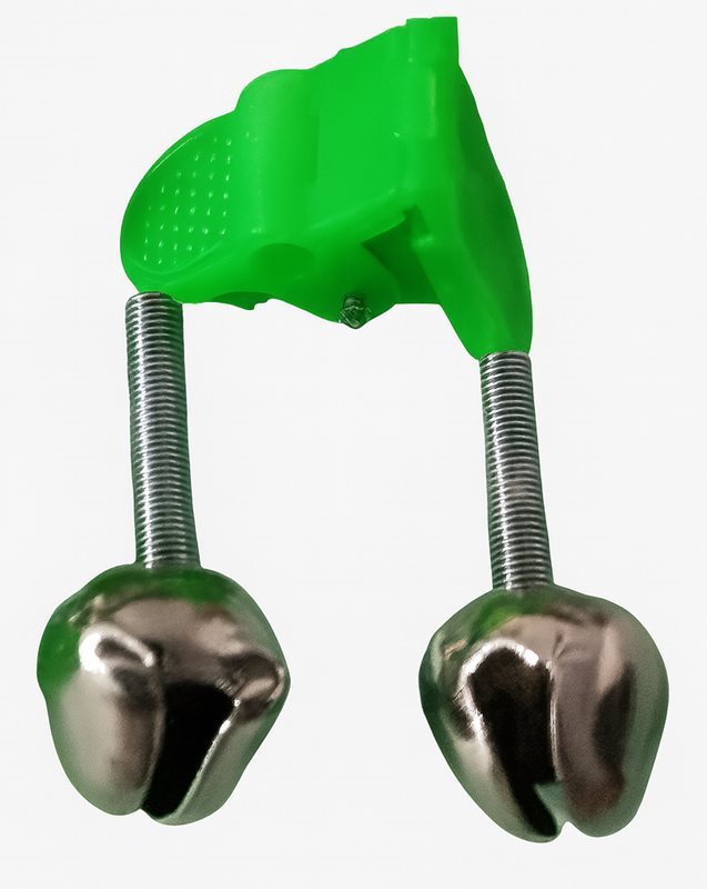 Çiftli Plastik Olta Zili (Yeşil Klipsli)