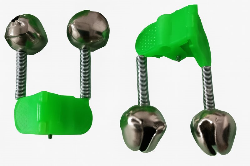 Çiftli Plastik Olta Zili (Yeşil Klipsli)