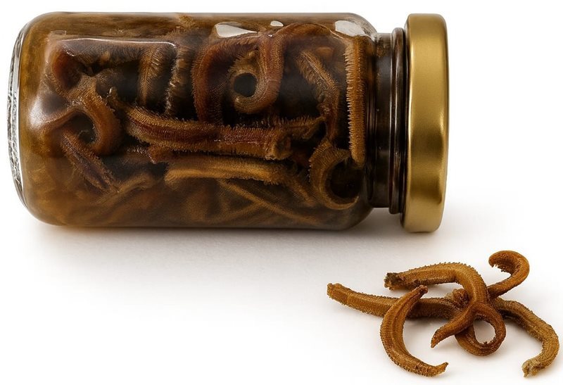 Salamura Boru Kurdu (35 Adet) 1 Kavanoz