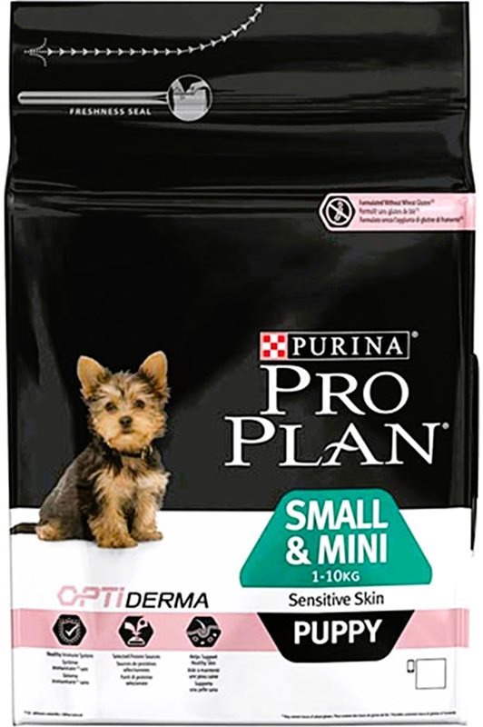 Purina Pro Plan Small ve Mini Puppy Sensitive Skin Somonlu Yavru Köpek Maması 3 Kg