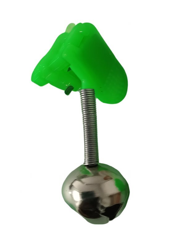 Tekli Plastik Olta Zili (Yeşil Klipsli)