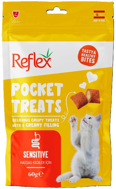 Reflex Pocket Treats Sensitive Kedi Ödül Maması (60 Gr)