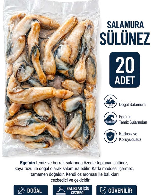 Doğal Salamura Sülünez (20 Adet)