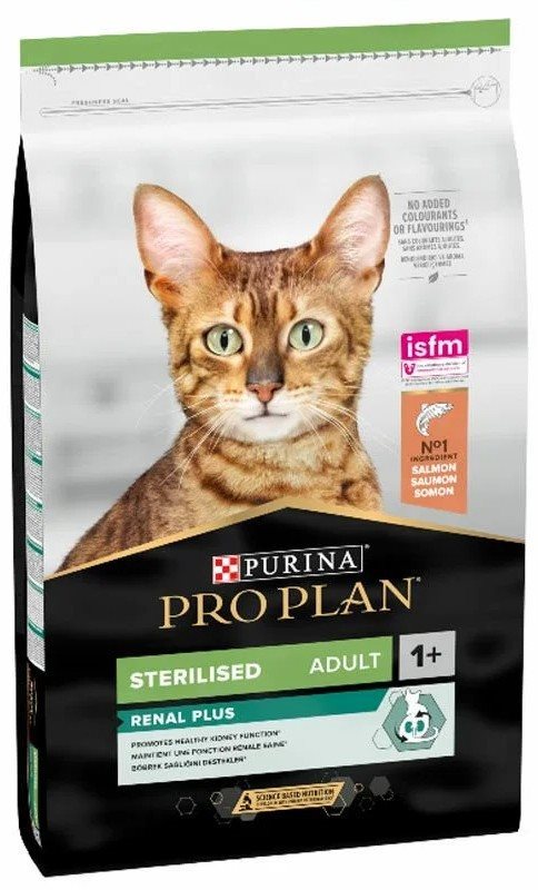 Purina Pro Plan Sterilised Adult Renal Plus Somonlu Kedi Maması (10 Kg)
