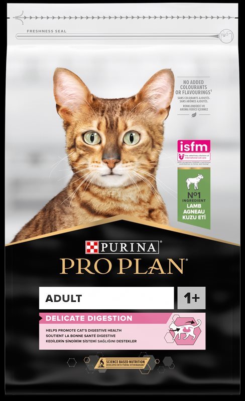 Purina Pro Plan Adult Delicate Digestion Kuzu Etli Kedi Maması (10 Kg)