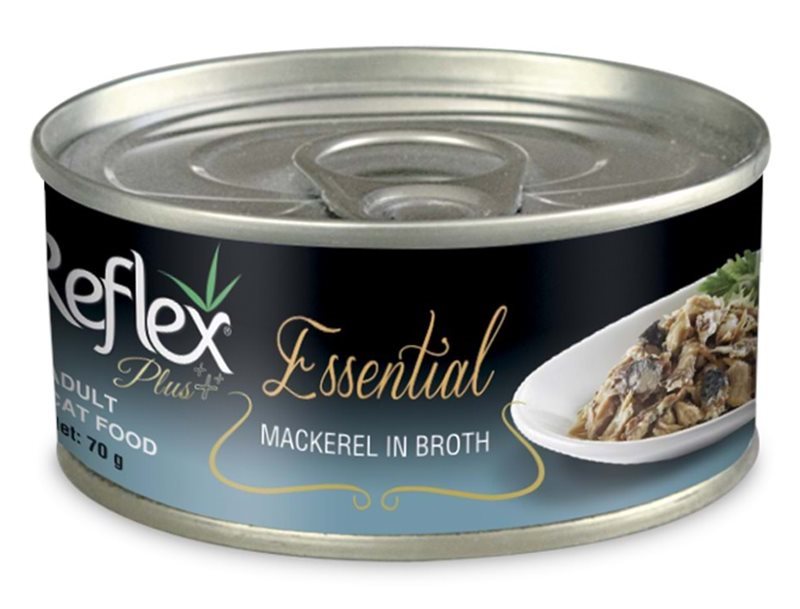 Reflex Plus Essential Uskumru Balıklı Yetişkin Kedi Konservesi 70 Gr