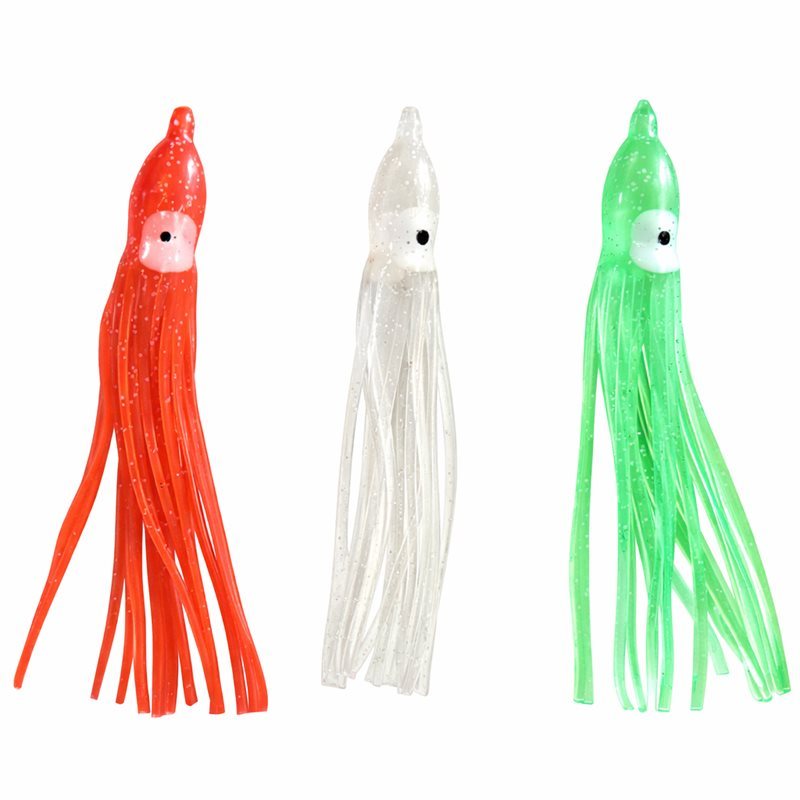 Sahte Ahtapot Yem Seti (Pembe – Kırmızı – Yeşil) 1 Set